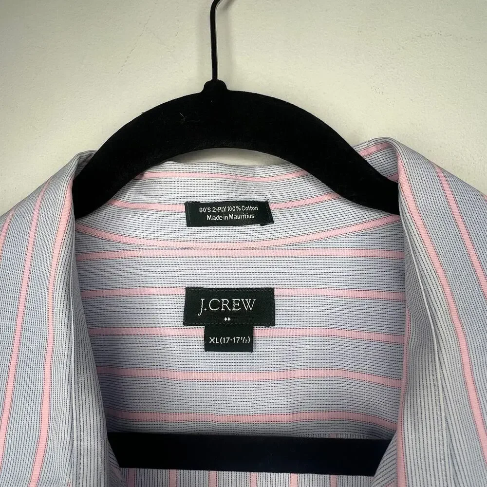 J. Crew Mens Long Sleeve Button Down Size XL